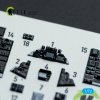 Kelik K72221 F-14D Super Tomcat - interior 3D decals for Academy kit (1/72)